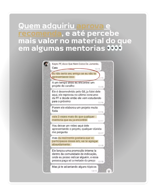 Depoimento de quem comprou e recomenda